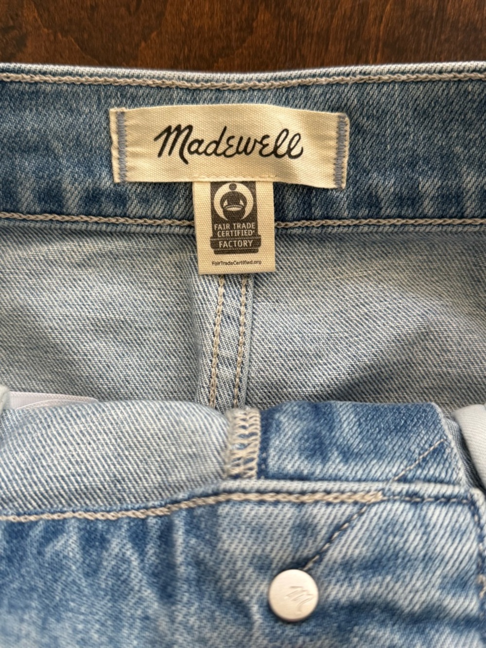 Madewell The Emmett Wide-Leg Crop Jean: Welt Pocket Edition Size 25 Kieran Wash - Picture 7 of 10